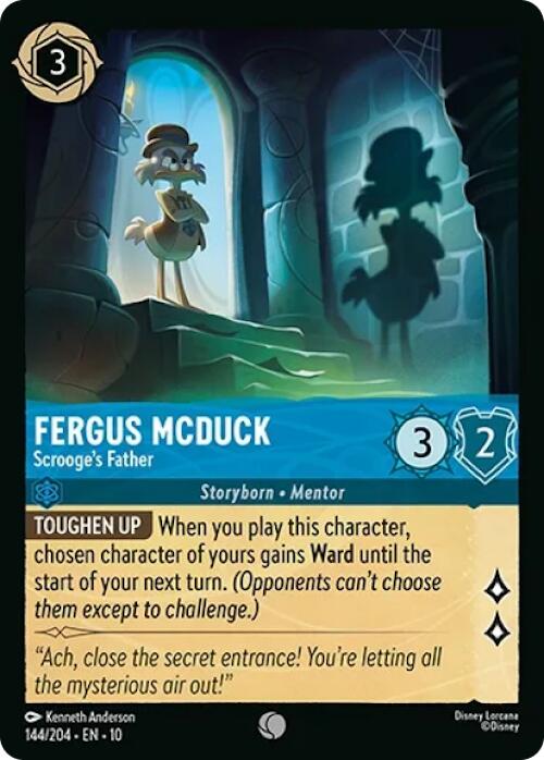 Fergus McDuck - Scrooge's Father (144/204) [Whispers in the Well] | Shuffle n Cut Hobbies & Games