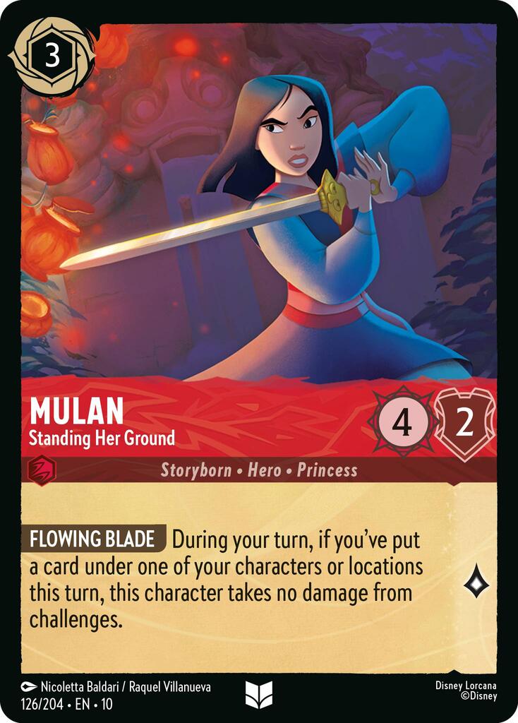Mulan - Standing Her Ground (126/204) [Whispers in the Well] | Shuffle n Cut Hobbies & Games