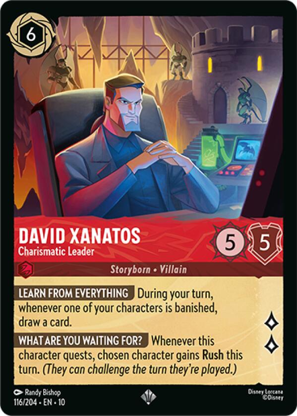 David Xanatos - Charismatic Leader (116/204) [Whispers in the Well] | Shuffle n Cut Hobbies & Games