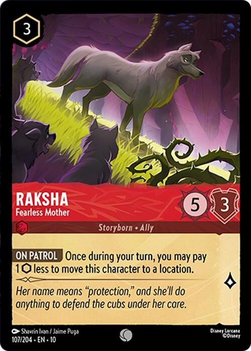 Raksha - Fearless Mother (107/204) [Whispers in the Well] | Shuffle n Cut Hobbies & Games