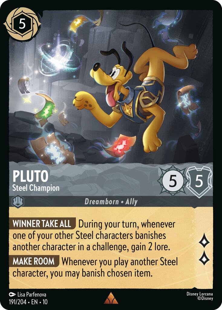 Pluto - Steel Champion (191/204) [Whispers in the Well] | Shuffle n Cut Hobbies & Games
