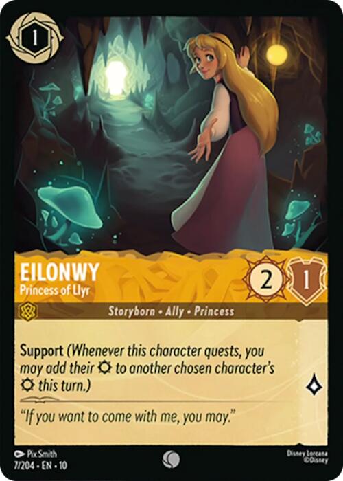 Eilonwy - Princess of Llyr (7/204) [Whispers in the Well] | Shuffle n Cut Hobbies & Games