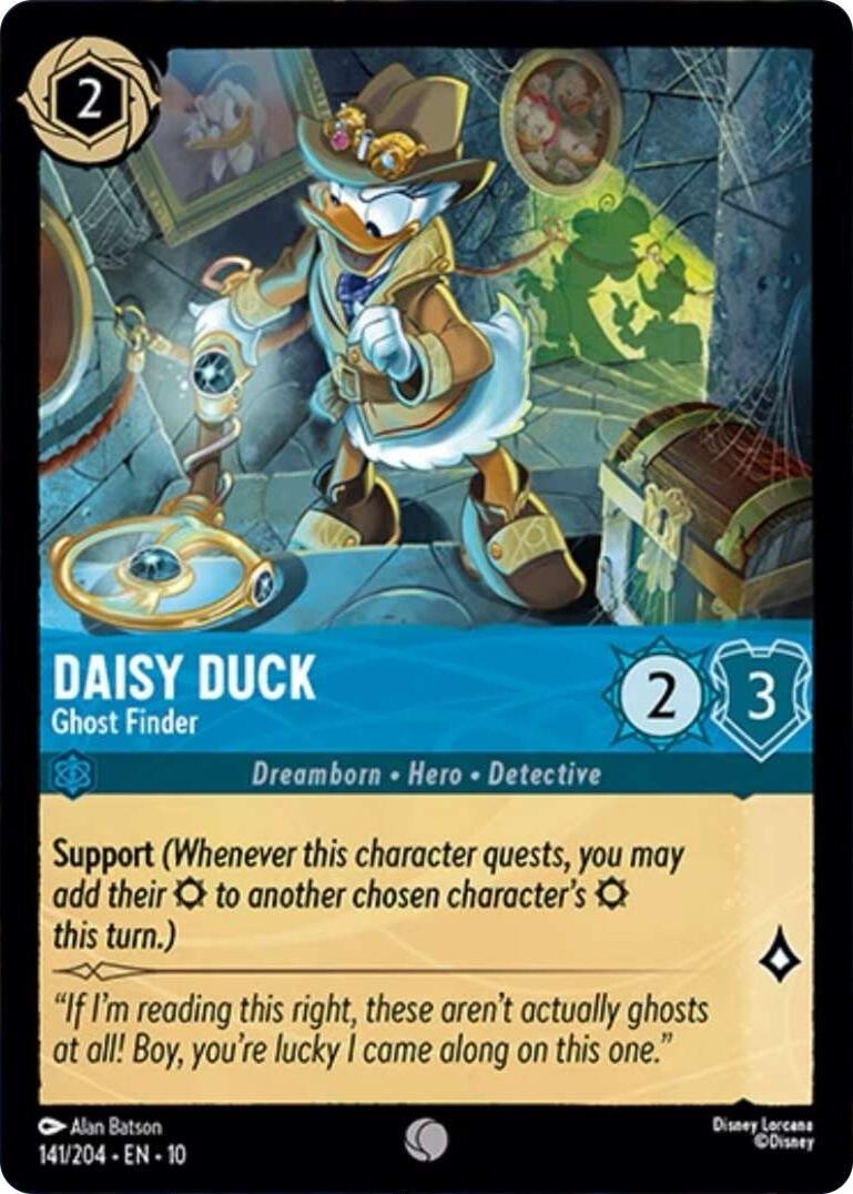 Daisy Duck - Ghost Finder (141/204) [Whispers in the Well] | Shuffle n Cut Hobbies & Games