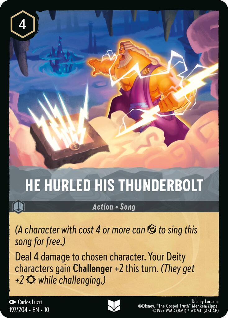 He Hurled His Thunderbolt (197/204) [Whispers in the Well] | Shuffle n Cut Hobbies & Games