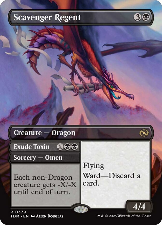 Scavenger Regent (Borderless) [Tarkir: Dragonstorm] | Shuffle n Cut Hobbies & Games