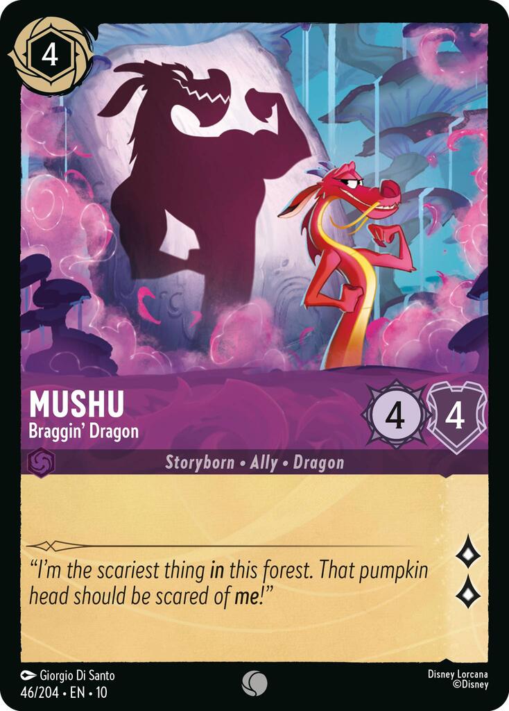 Mushu - Braggin' Dragon (46/204) [Whispers in the Well] | Shuffle n Cut Hobbies & Games