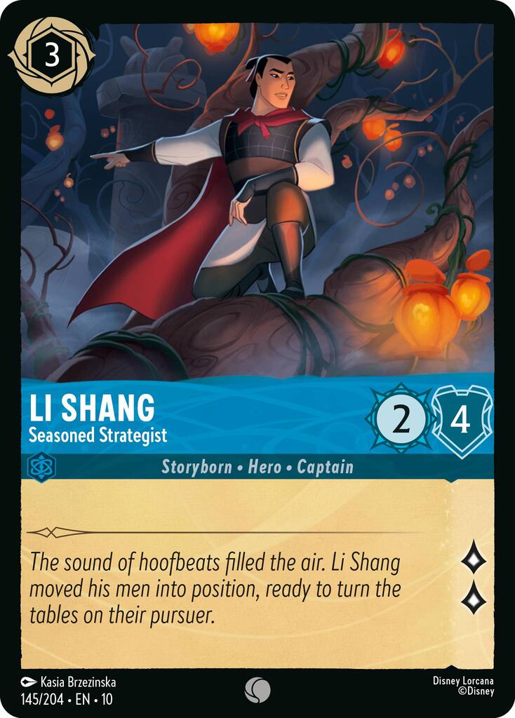 Li Shang - Seasoned Strategist (145/204) [Whispers in the Well] | Shuffle n Cut Hobbies & Games