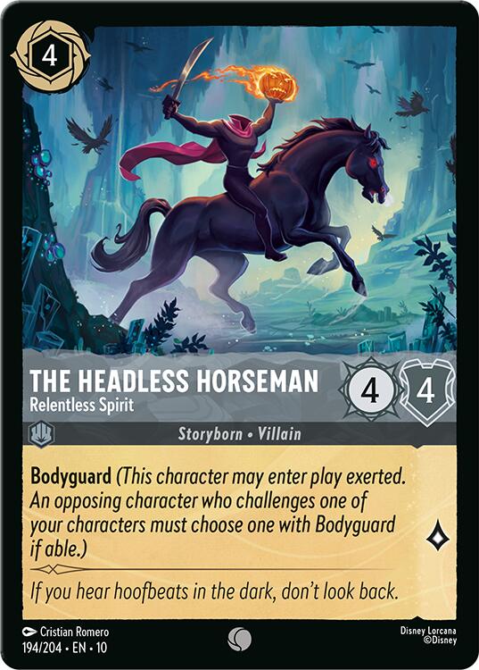 The Headless Horseman - Relentless Spirit (194/204) [Whispers in the Well] | Shuffle n Cut Hobbies & Games