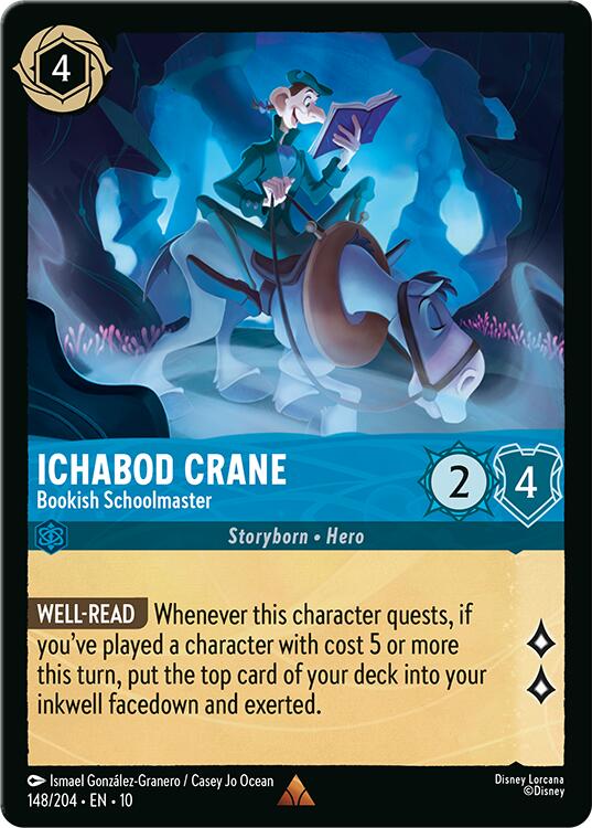 Ichabod Crane - Bookish Schoolmaster (148/204) [Whispers in the Well] | Shuffle n Cut Hobbies & Games