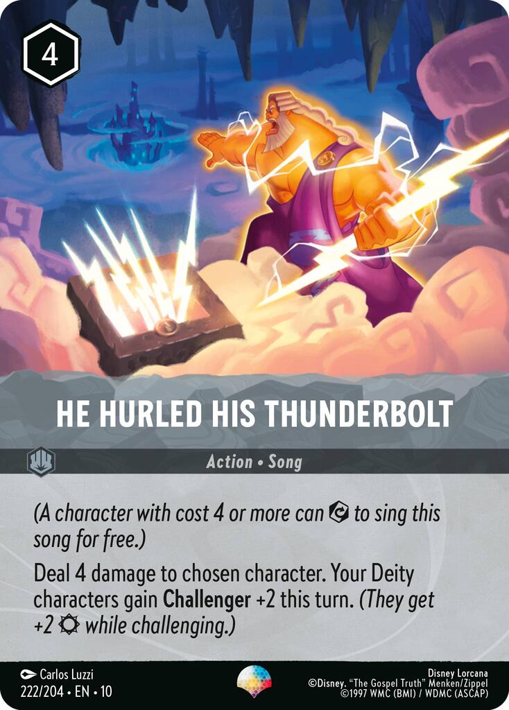 He Hurled His Thunderbolt (Epic) (222/204) [Whispers in the Well] | Shuffle n Cut Hobbies & Games