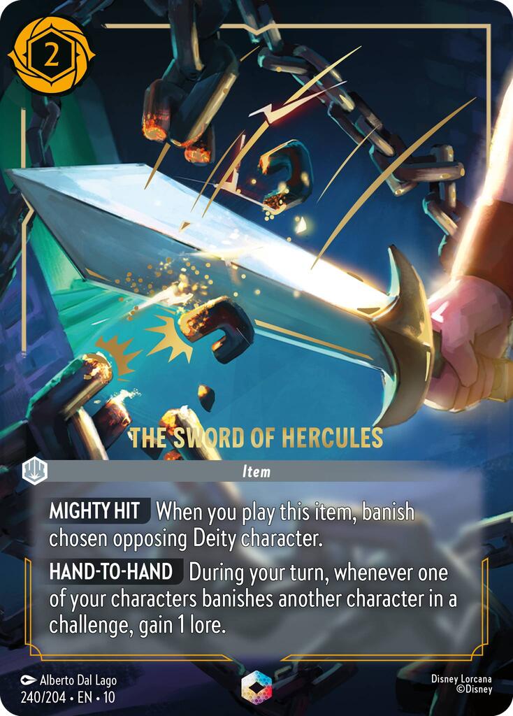 The Sword of Hercules (Enchanted) (240/204) [Whispers in the Well] | Shuffle n Cut Hobbies & Games