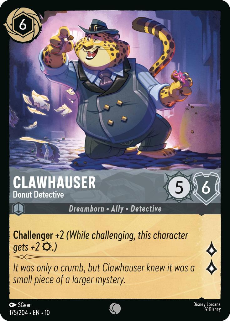 Clawhauser - Donut Detective (175/204) [Whispers in the Well] | Shuffle n Cut Hobbies & Games