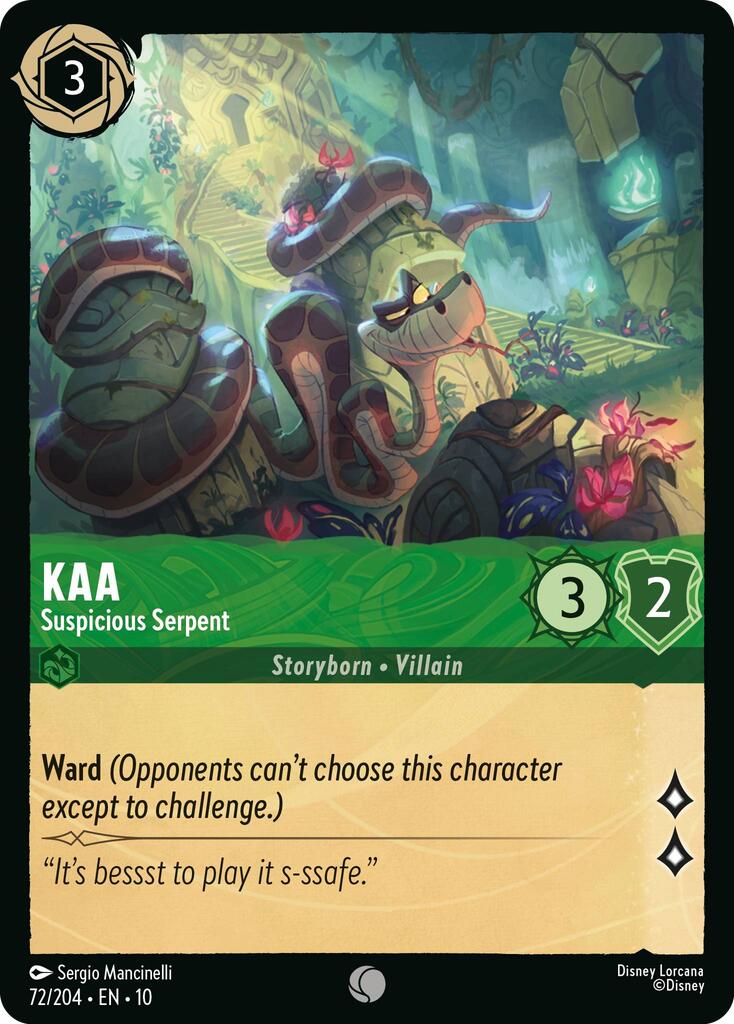 Kaa - Suspicious Serpent (72/204) [Whispers in the Well] | Shuffle n Cut Hobbies & Games