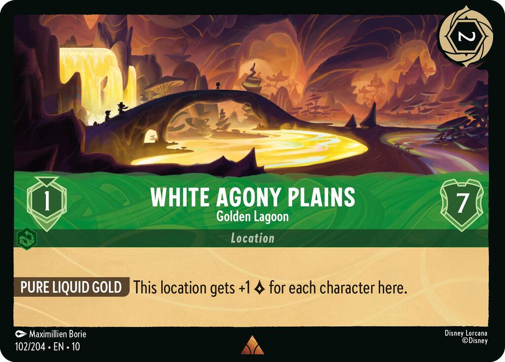 White Agony Plains - Golden Lagoon (102/204) [Whispers in the Well] | Shuffle n Cut Hobbies & Games