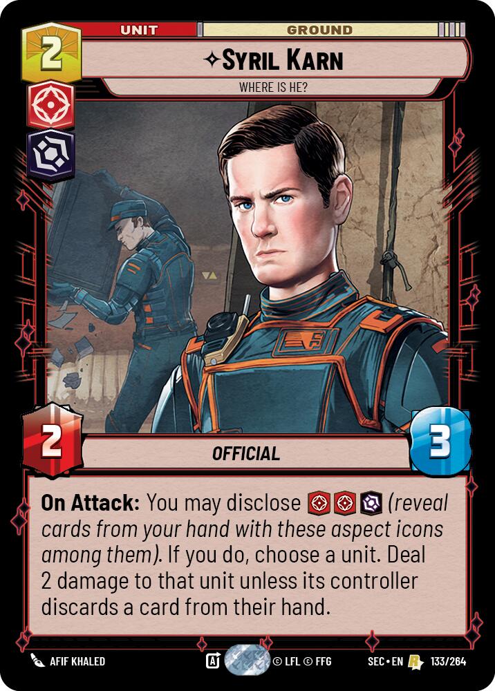 Syril Karn - Where Is He? (133/264) (133/264) [Secrets of Power] | Shuffle n Cut Hobbies & Games