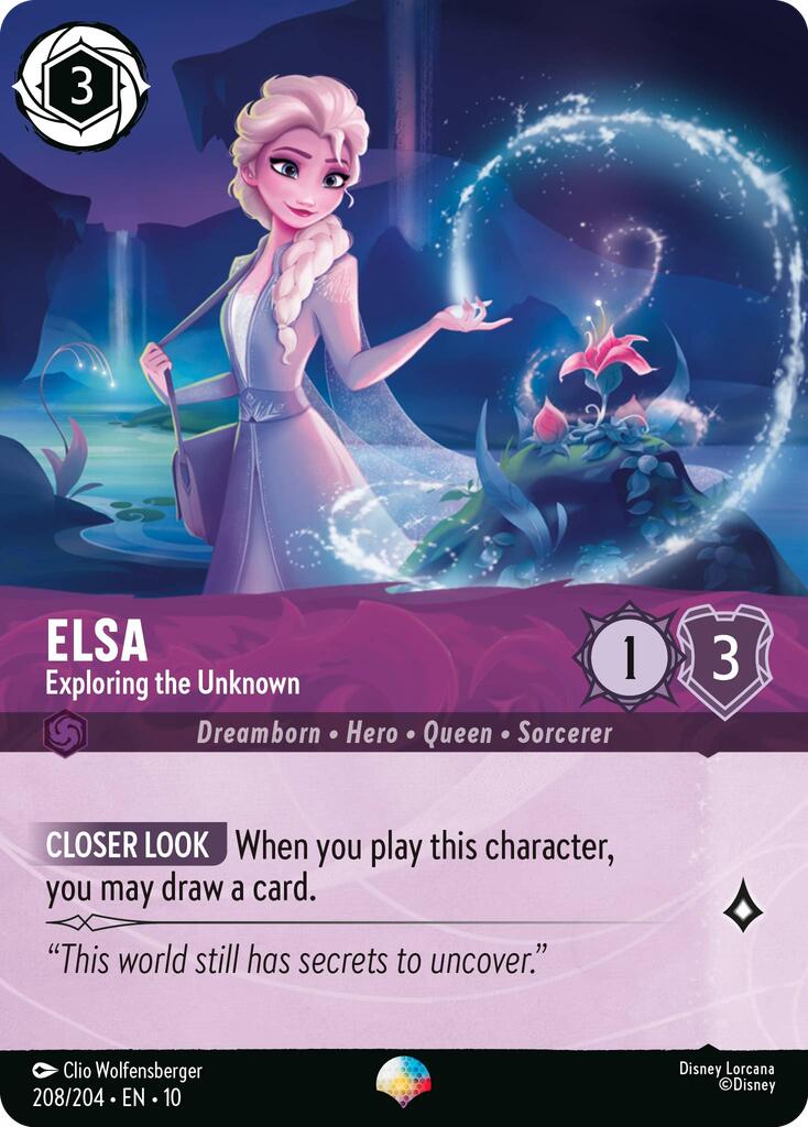 Elsa - Exploring the Unknown (Epic) (208/204) [Whispers in the Well] | Shuffle n Cut Hobbies & Games