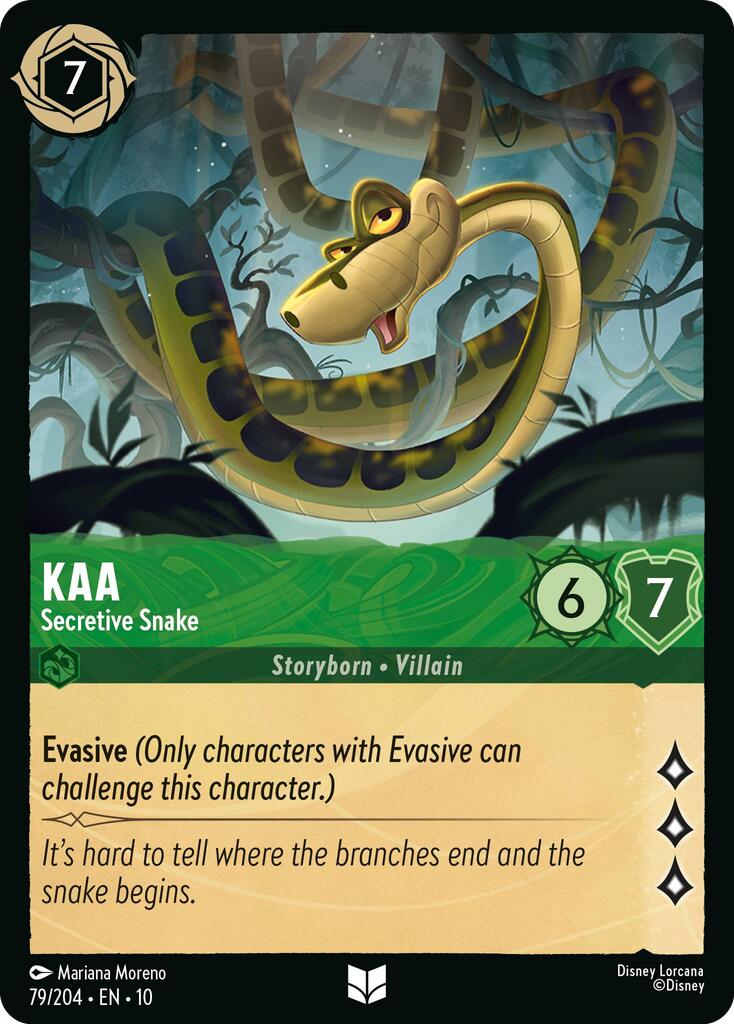 Kaa - Secretive Snake (79/204) [Whispers in the Well] | Shuffle n Cut Hobbies & Games