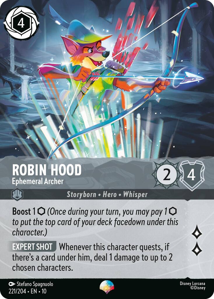 Robin Hood - Ephemeral Archer (Epic) (221/204) [Whispers in the Well] | Shuffle n Cut Hobbies & Games
