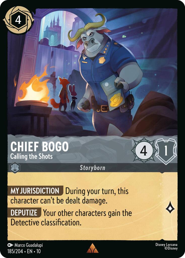 Chief Bogo - Calling the Shots (185/204) [Whispers in the Well] | Shuffle n Cut Hobbies & Games