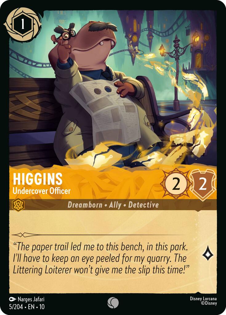 Higgins - Undercover Officer (5/204) [Whispers in the Well] | Shuffle n Cut Hobbies & Games