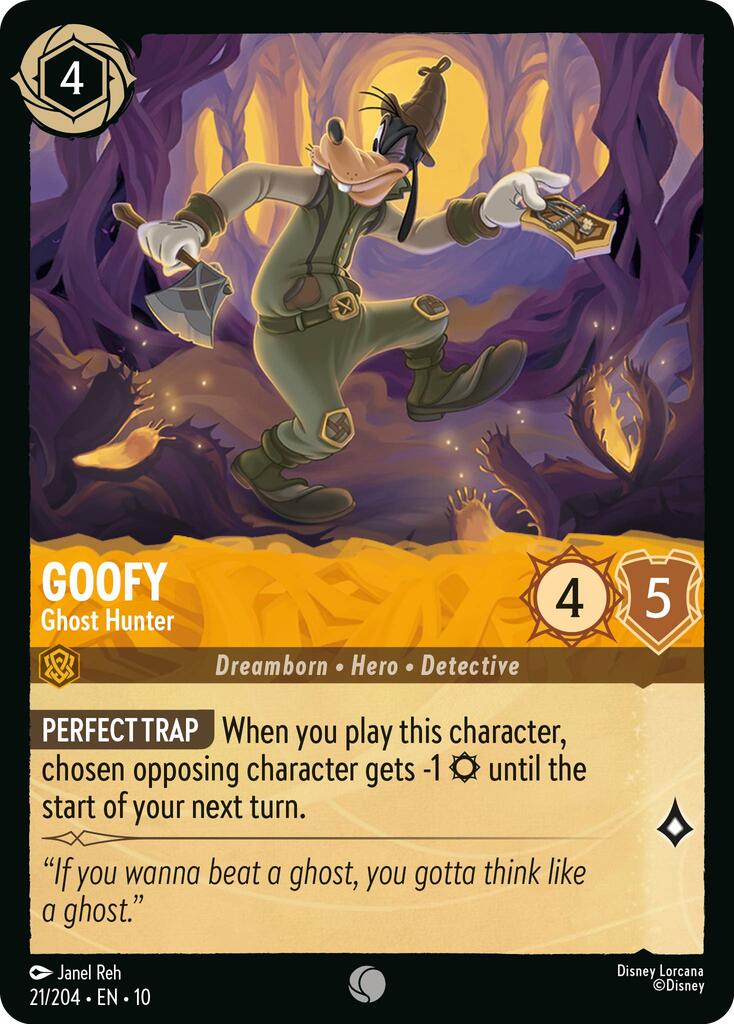Goofy - Ghost Hunter (21/204) [Whispers in the Well] | Shuffle n Cut Hobbies & Games