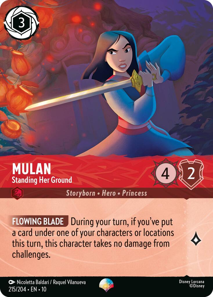 Mulan - Standing Her Ground (Epic) (215/204) [Whispers in the Well] | Shuffle n Cut Hobbies & Games