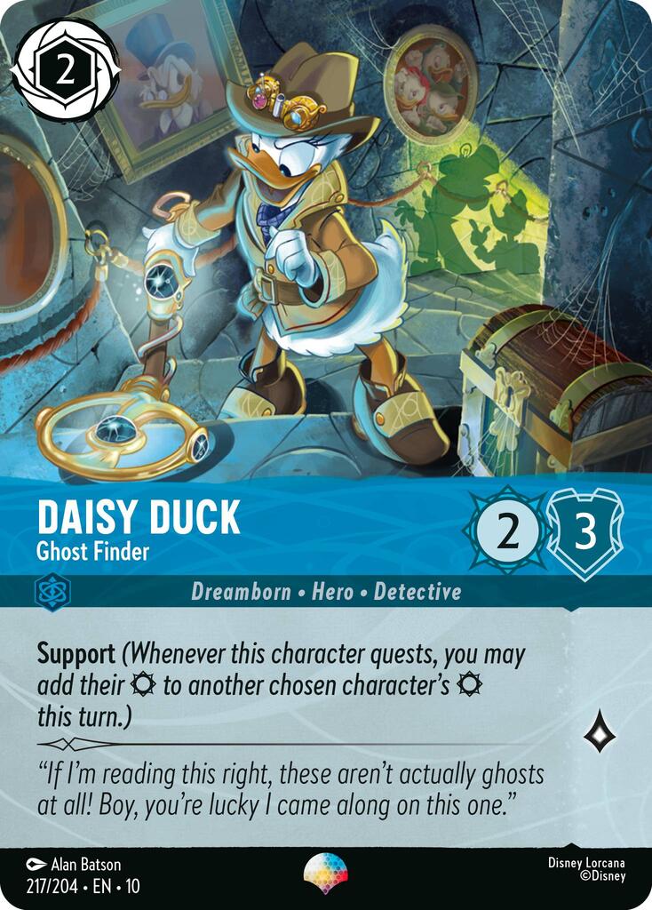 Daisy Duck - Ghost Finder (Epic) (217/204) [Whispers in the Well] | Shuffle n Cut Hobbies & Games