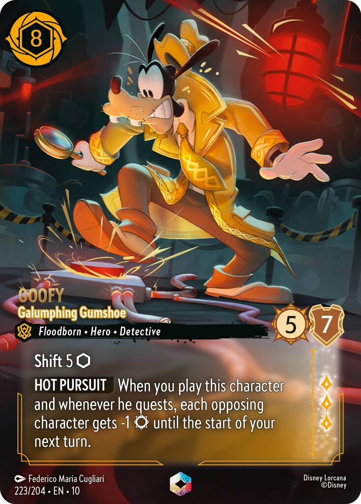 Goofy - Galumphing Gumshoe (Enchanted) (223/204) [Whispers in the Well] | Shuffle n Cut Hobbies & Games