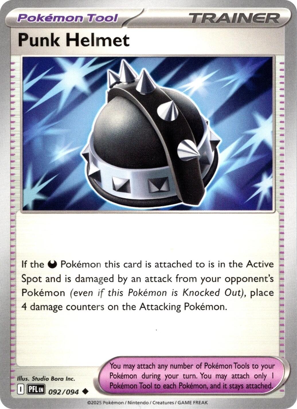 Punk Helmet (092/094) [Mega Evolution: Phantasmal Flames] | Shuffle n Cut Hobbies & Games