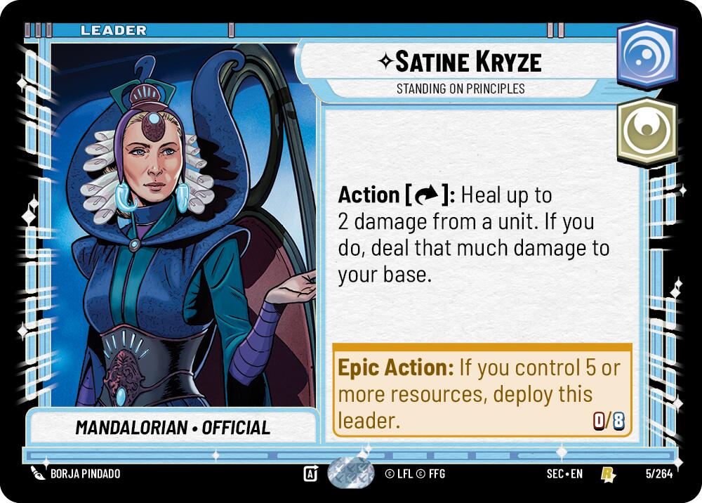 Satine Kryze - Standing on Principles (5/264) (5/264) [Secrets of Power] | Shuffle n Cut Hobbies & Games
