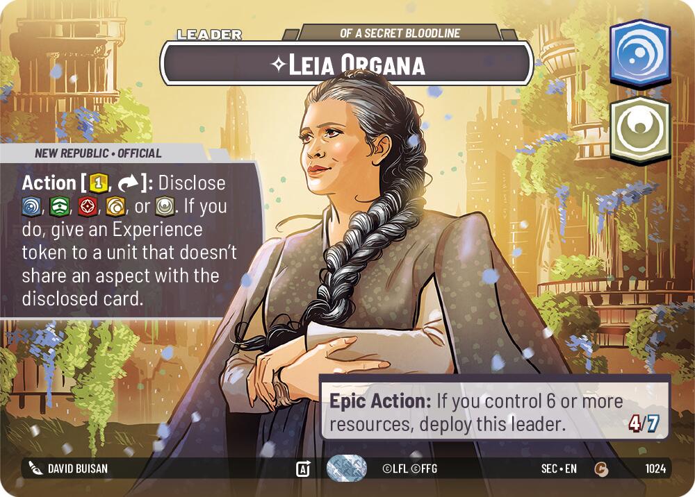 Leia Organa - Of A Secret Bloodline (Showcase) (1024) (1024) [Secrets of Power] | Shuffle n Cut Hobbies & Games