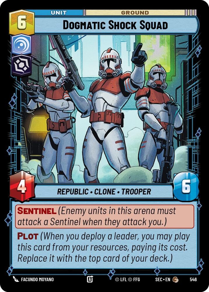 Dogmatic Shock Squad (546) (Foil) (546) [Secrets of Power] | Shuffle n Cut Hobbies & Games