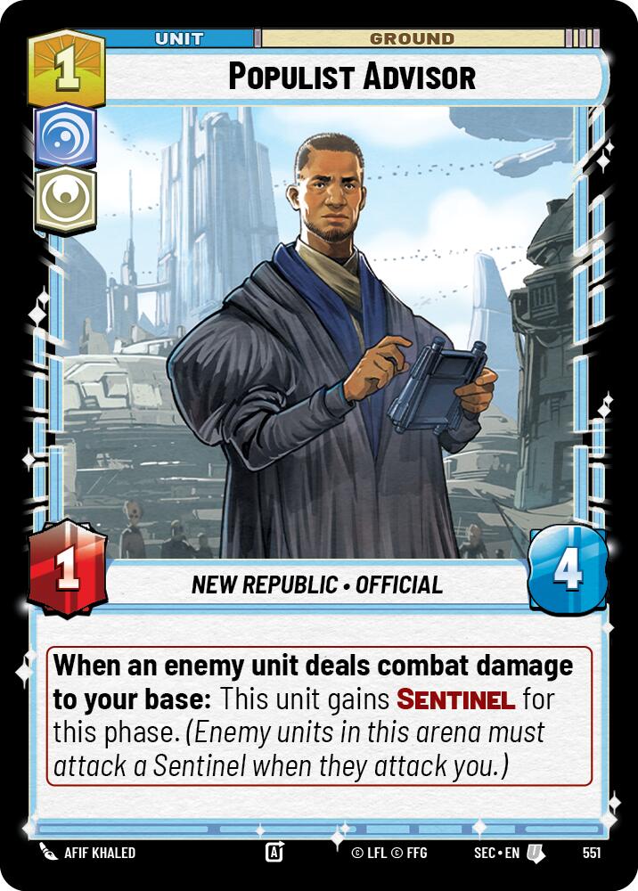 Populist Advisor (551) (Foil) (551) [Secrets of Power] | Shuffle n Cut Hobbies & Games