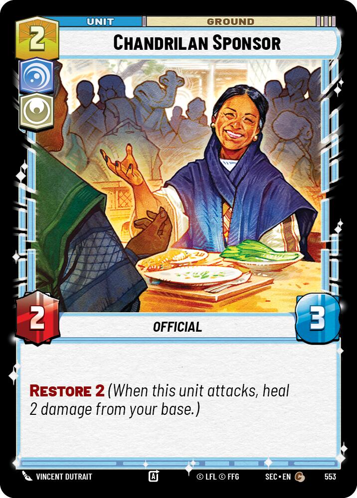 Chandrilan Sponsor (553) (Foil) (553) [Secrets of Power] | Shuffle n Cut Hobbies & Games