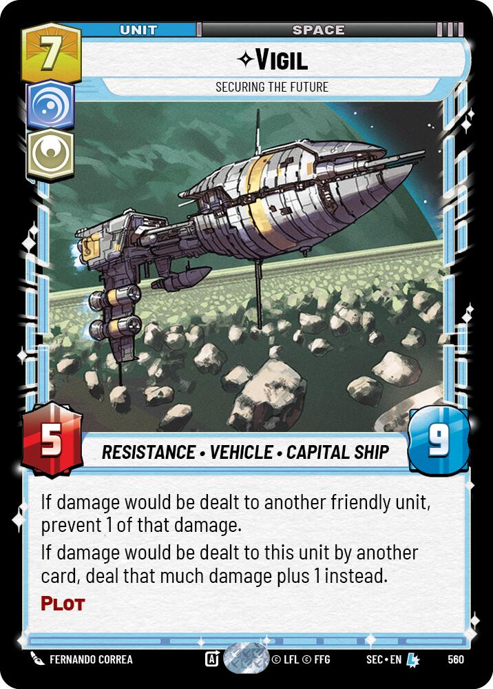Vigil - Securing the Future (Foil) (560) (560) [Secrets of Power] | Shuffle n Cut Hobbies & Games