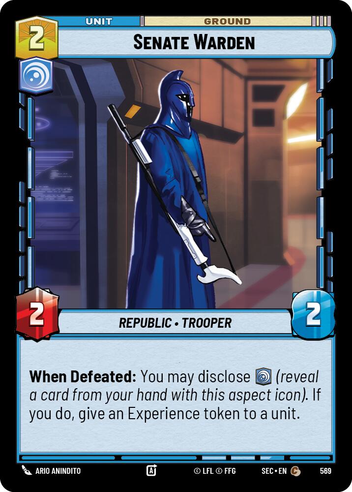 Senate Warden (569) (Foil) (569) [Secrets of Power] | Shuffle n Cut Hobbies & Games