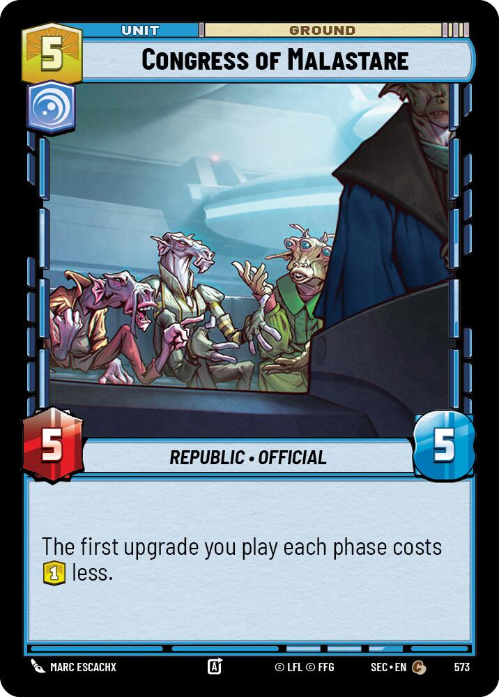 Congress of Malastare (573) (Foil) (574) [Secrets of Power] | Shuffle n Cut Hobbies & Games