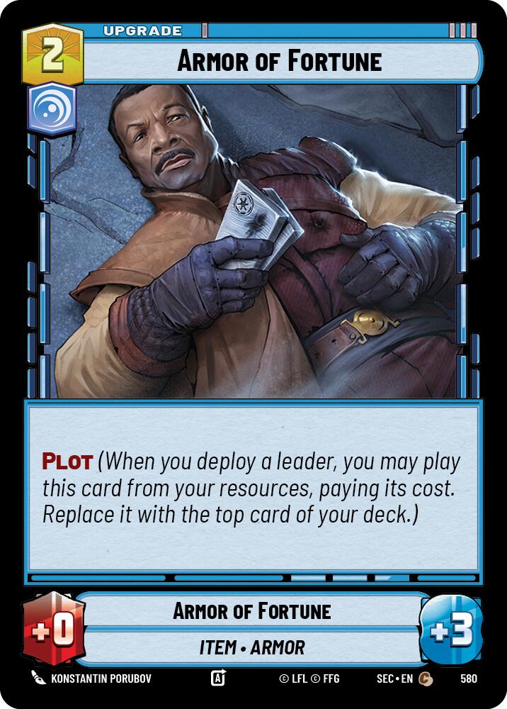 Armor of Fortune (580) (Foil) (580) [Secrets of Power] | Shuffle n Cut Hobbies & Games