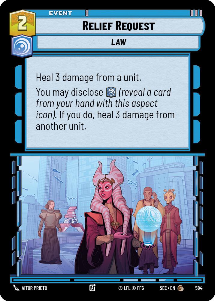 Relief Request (584) (Foil) (584) [Secrets of Power] | Shuffle n Cut Hobbies & Games