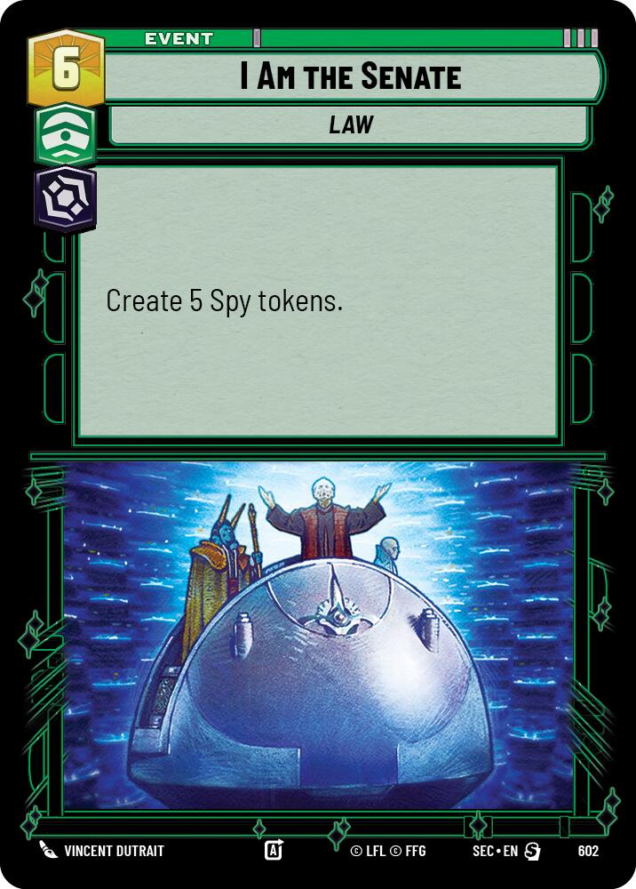 I Am the Senate (602) (Foil) (602) [Secrets of Power] | Shuffle n Cut Hobbies & Games
