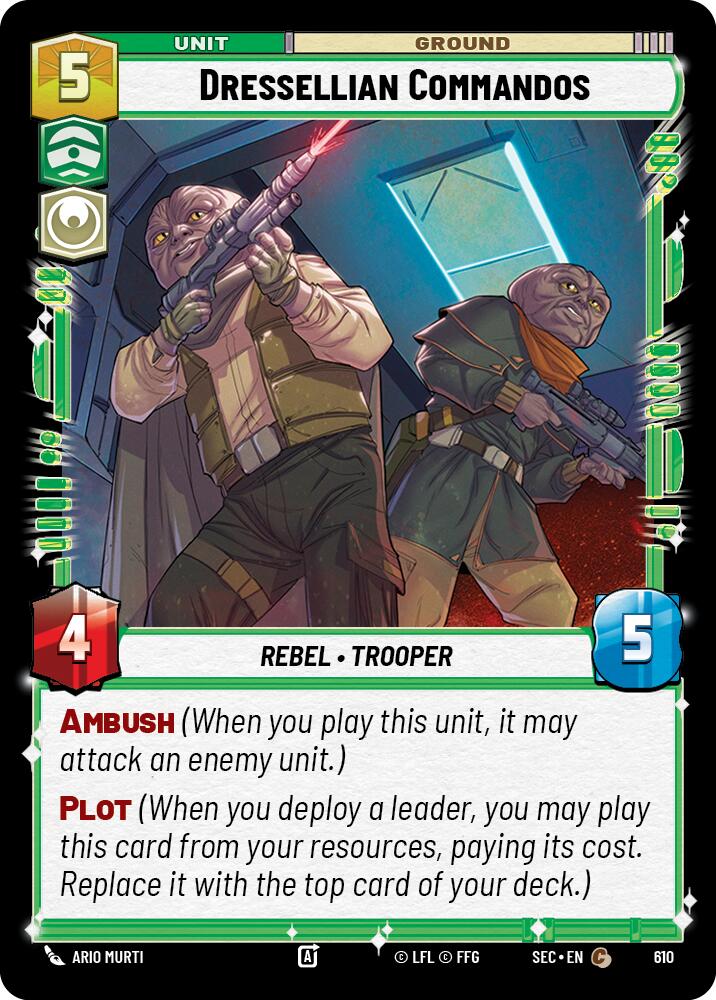 Dressellian Commandos (610) (Foil) (610) [Secrets of Power] | Shuffle n Cut Hobbies & Games