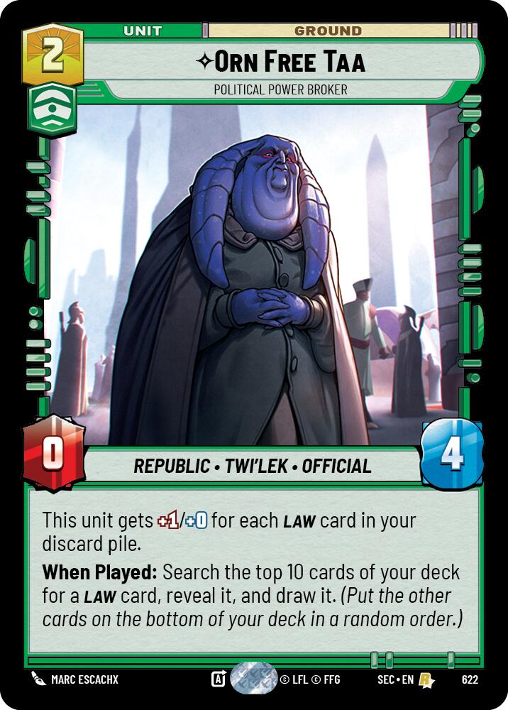 Orn Free Taa - Political Power Broker (Foil) (622) (622) [Secrets of Power] | Shuffle n Cut Hobbies & Games