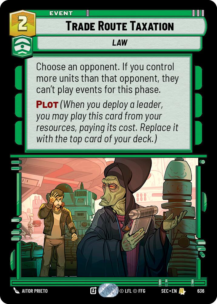 Trade Route Taxation (636) (Foil) (636) [Secrets of Power] | Shuffle n Cut Hobbies & Games
