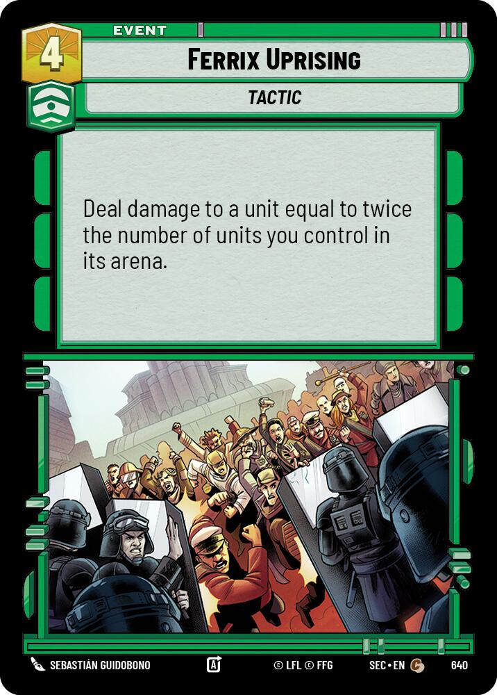 Ferrix Uprising (640) (Foil) (640) [Secrets of Power] | Shuffle n Cut Hobbies & Games
