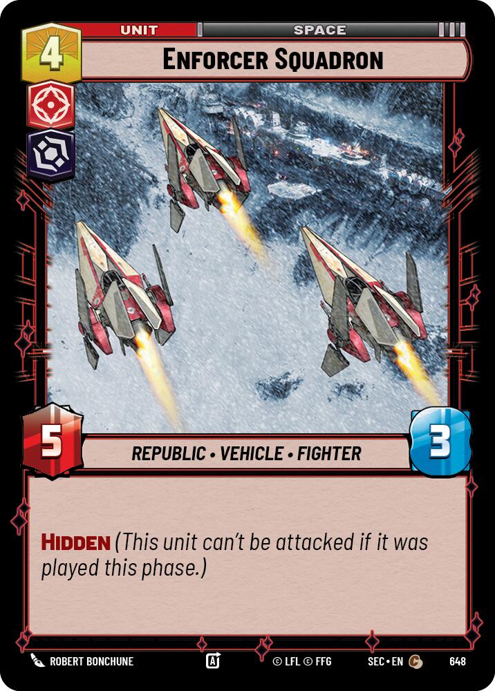 Enforcer Squadron (648) (Foil) (648) [Secrets of Power] | Shuffle n Cut Hobbies & Games
