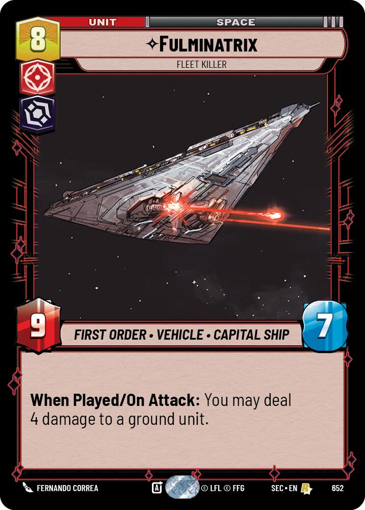 Fulminatrix - Fleet Killer (Foil) (652) (652) [Secrets of Power] | Shuffle n Cut Hobbies & Games