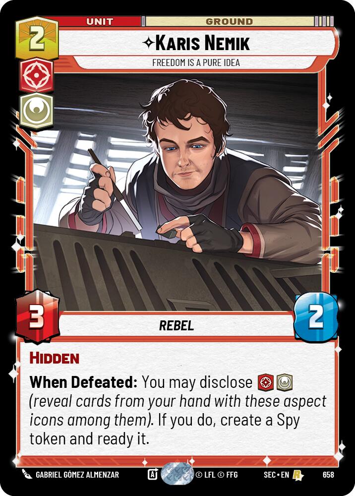 Karis Nemik - Freedom is a Pure Idea (Foil) (658) (658) [Secrets of Power] | Shuffle n Cut Hobbies & Games