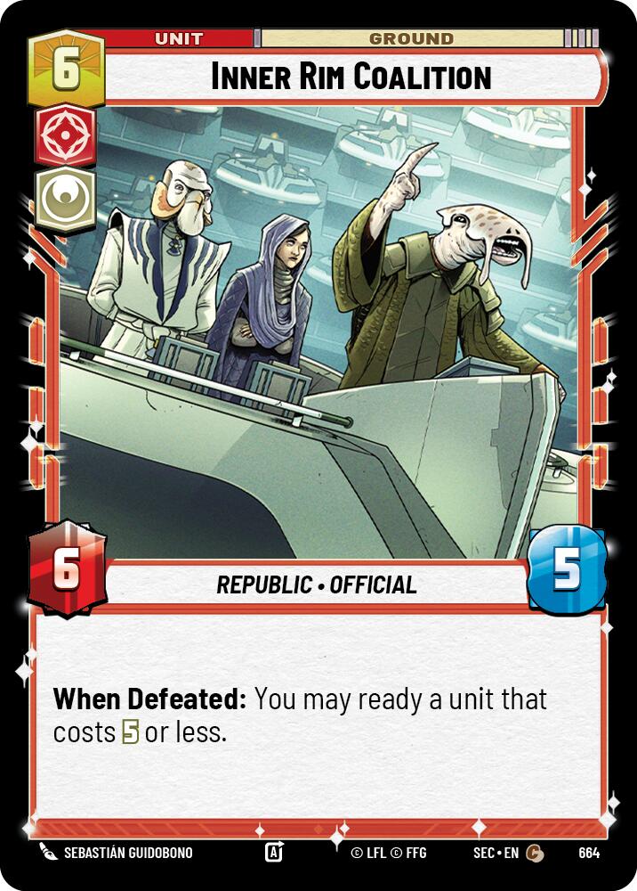 Inner Rim Coalition (664) (Foil) (664) [Secrets of Power] | Shuffle n Cut Hobbies & Games