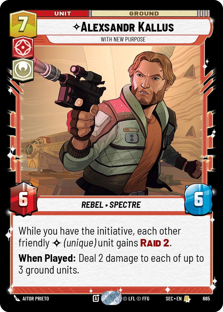 Alexsandr Kallus - With New Purpose (Foil) (665) (665) [Secrets of Power] | Shuffle n Cut Hobbies & Games