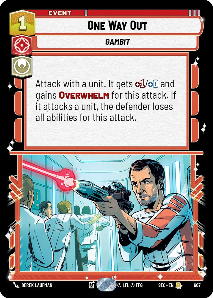 One Way Out (667) (Foil) (667) [Secrets of Power] | Shuffle n Cut Hobbies & Games